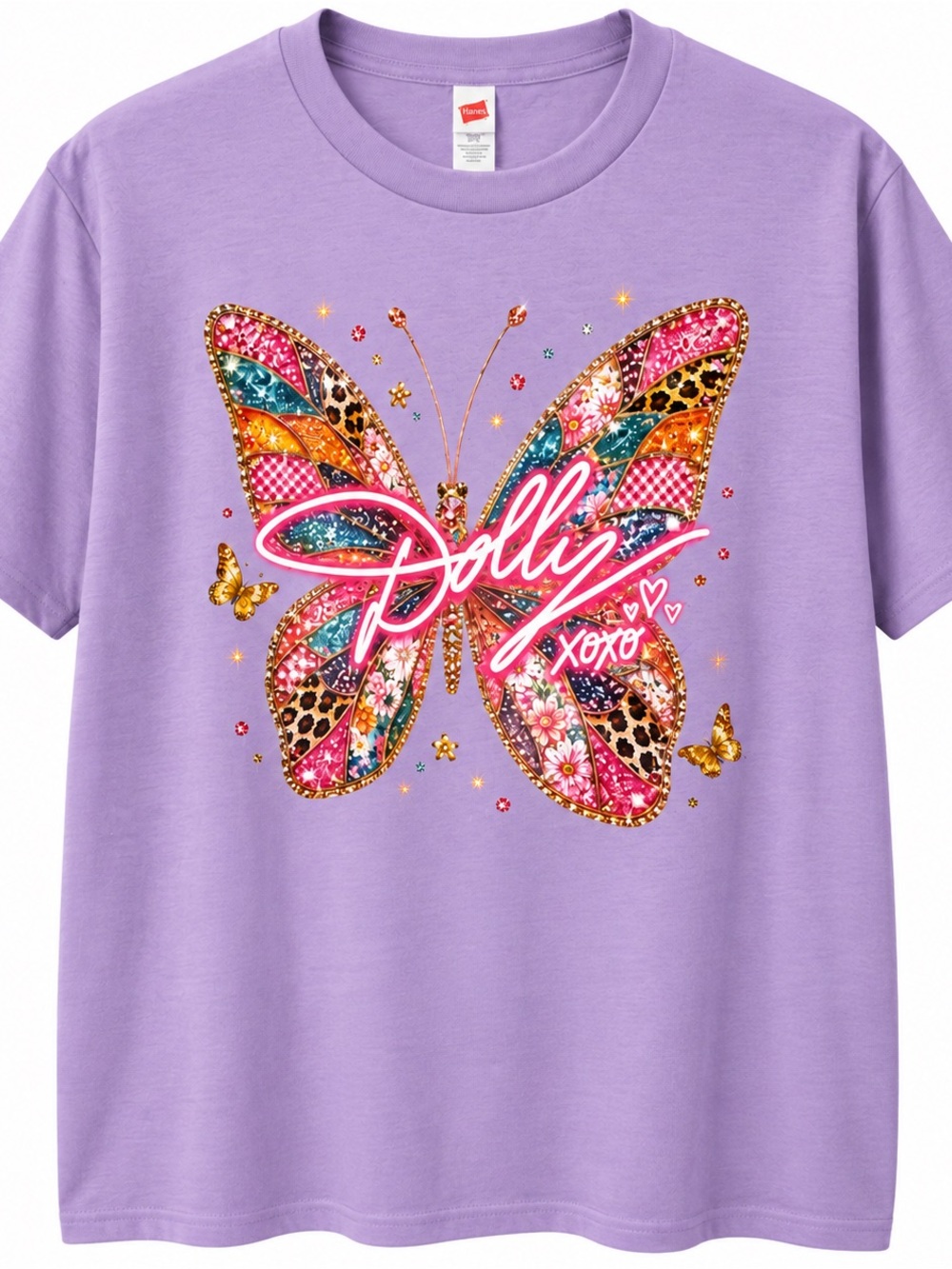Adult Large NWOT Dolly Butterfly Graphic Tee